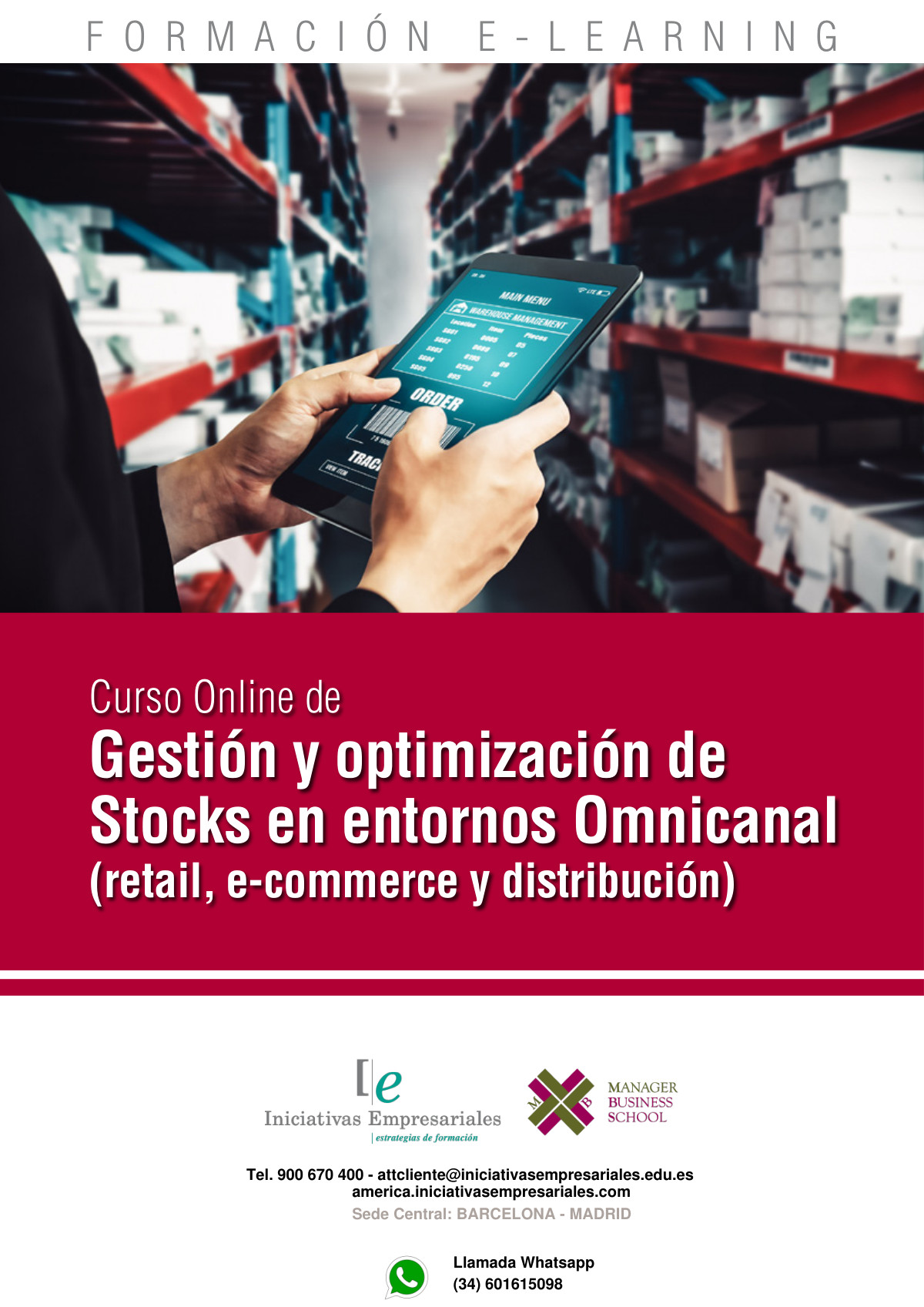 Gestión y optimización de Stocks en entornos Omnicanal (retail, e-commerce y distribución)