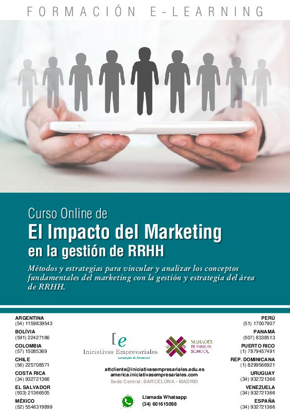 El Impacto del Marketing en la gestión de RRHH