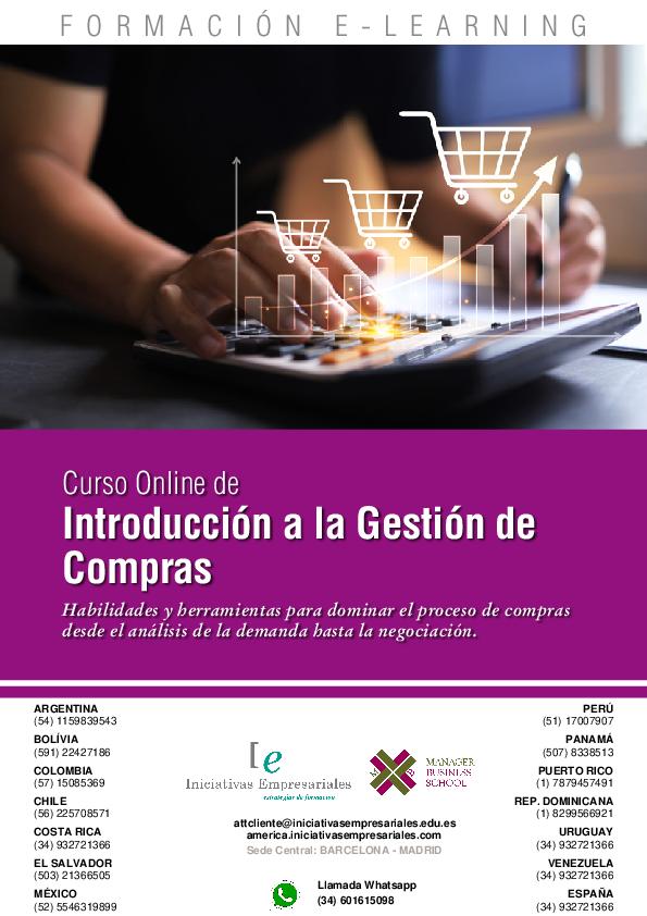 Introducción a la Gestión de Compras