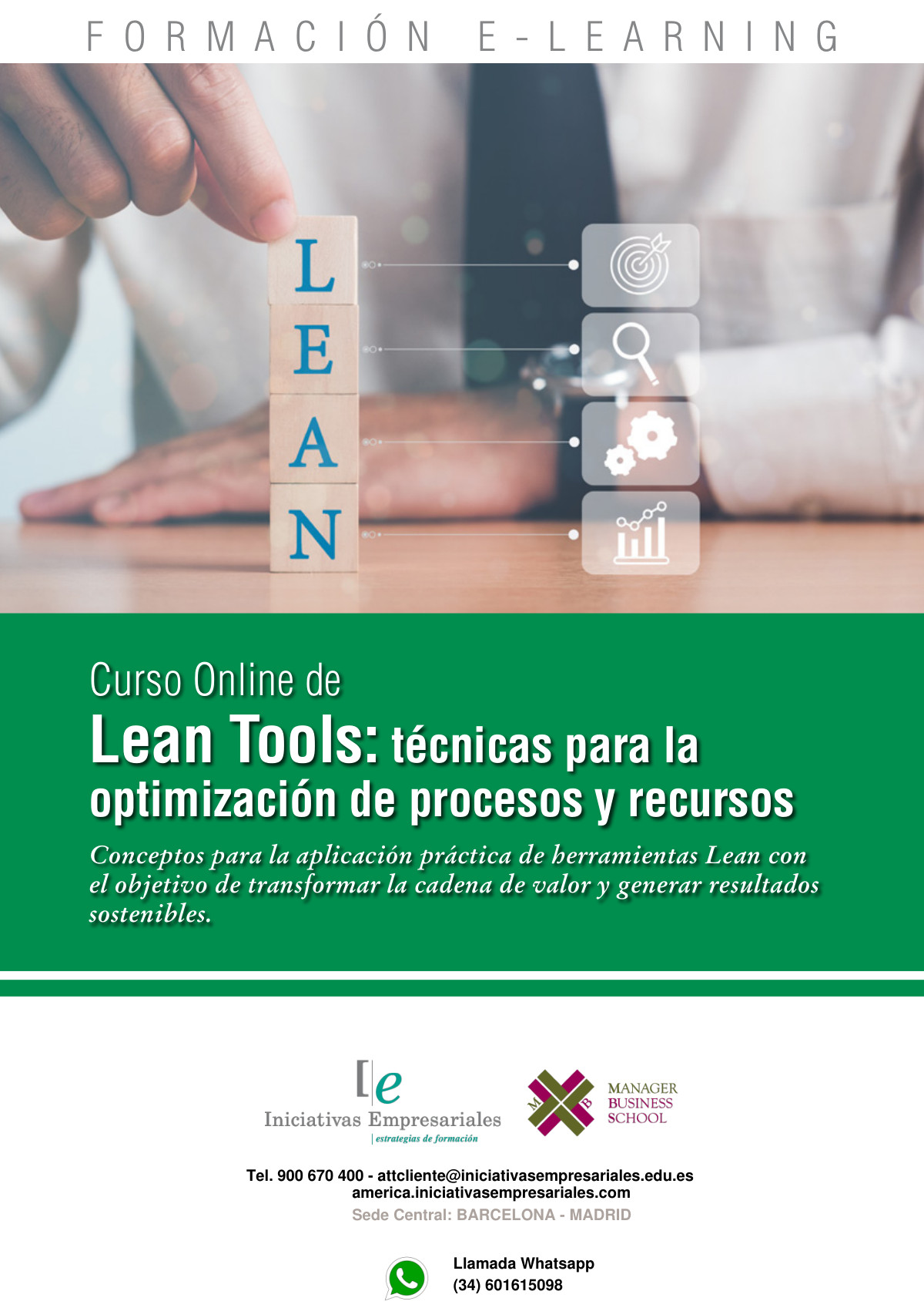 Lean Tools: técnicas para la optimización de procesos y recursos