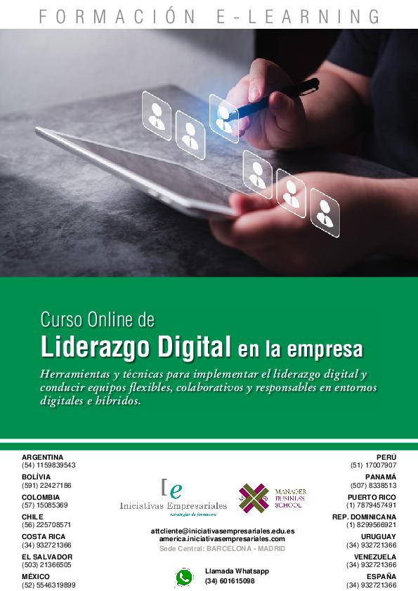 Liderazgo Digital en la empresa