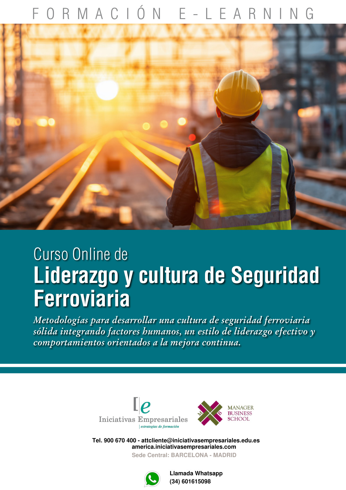 Liderazgo y cultura de Seguridad Ferroviaria