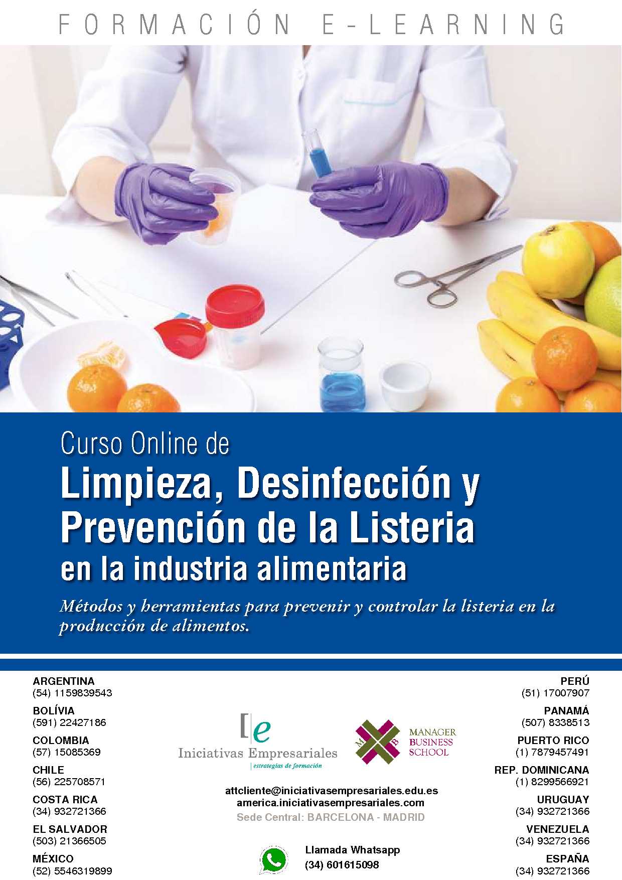 Limpieza, Desinfección y Prevención de la Listeria en la industria alimentaria
