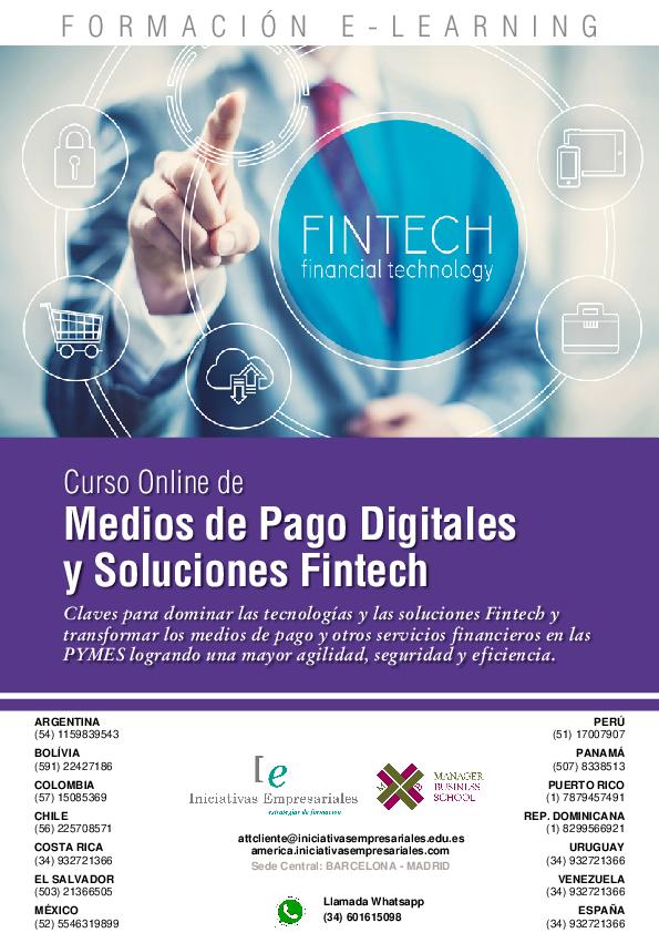 Medios de Pago Digitales y Soluciones Fintech