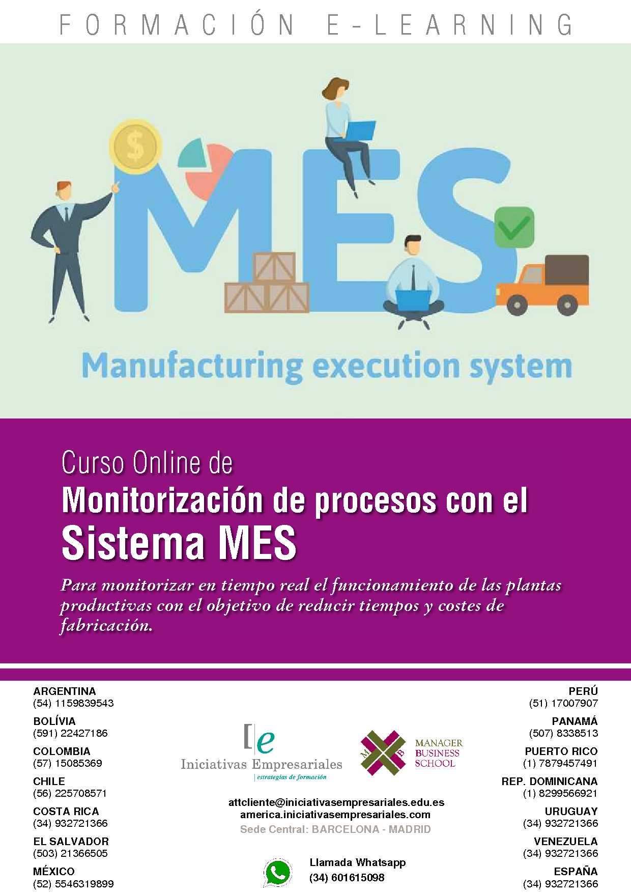 Monitorización de procesos con el Sistema MES