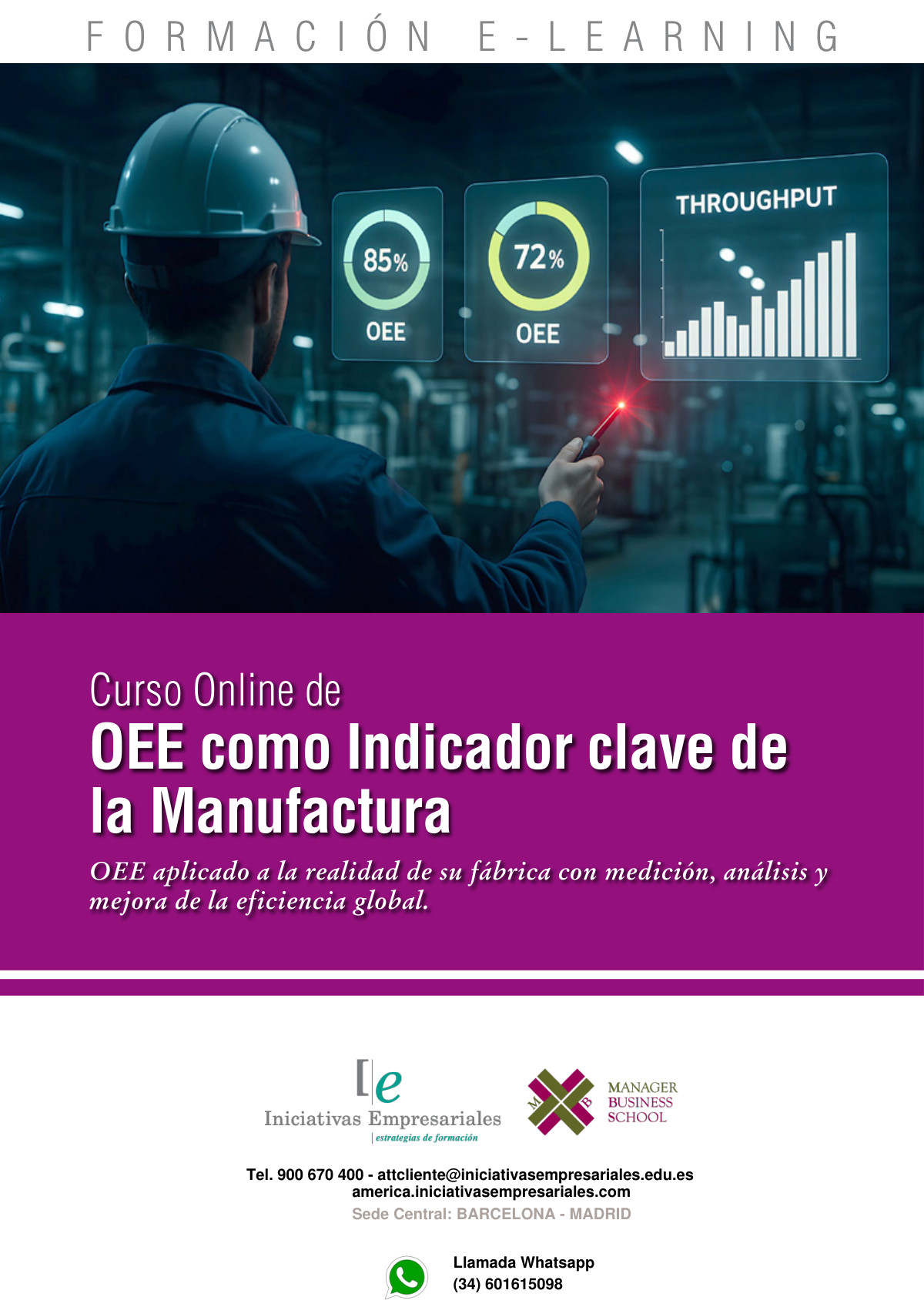 OEE como Indicador clave de la Manufactura