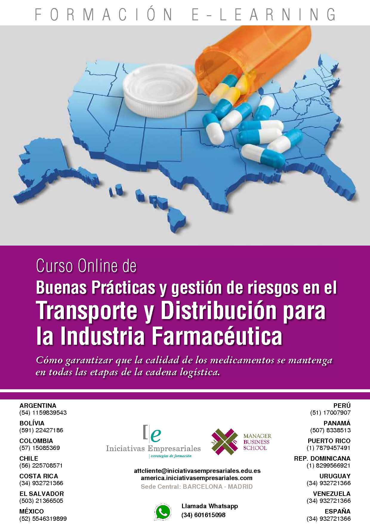 Buenas Prácticas y gestión de riesgos en el Transporte y Distribución para la Industria Farmacéutica