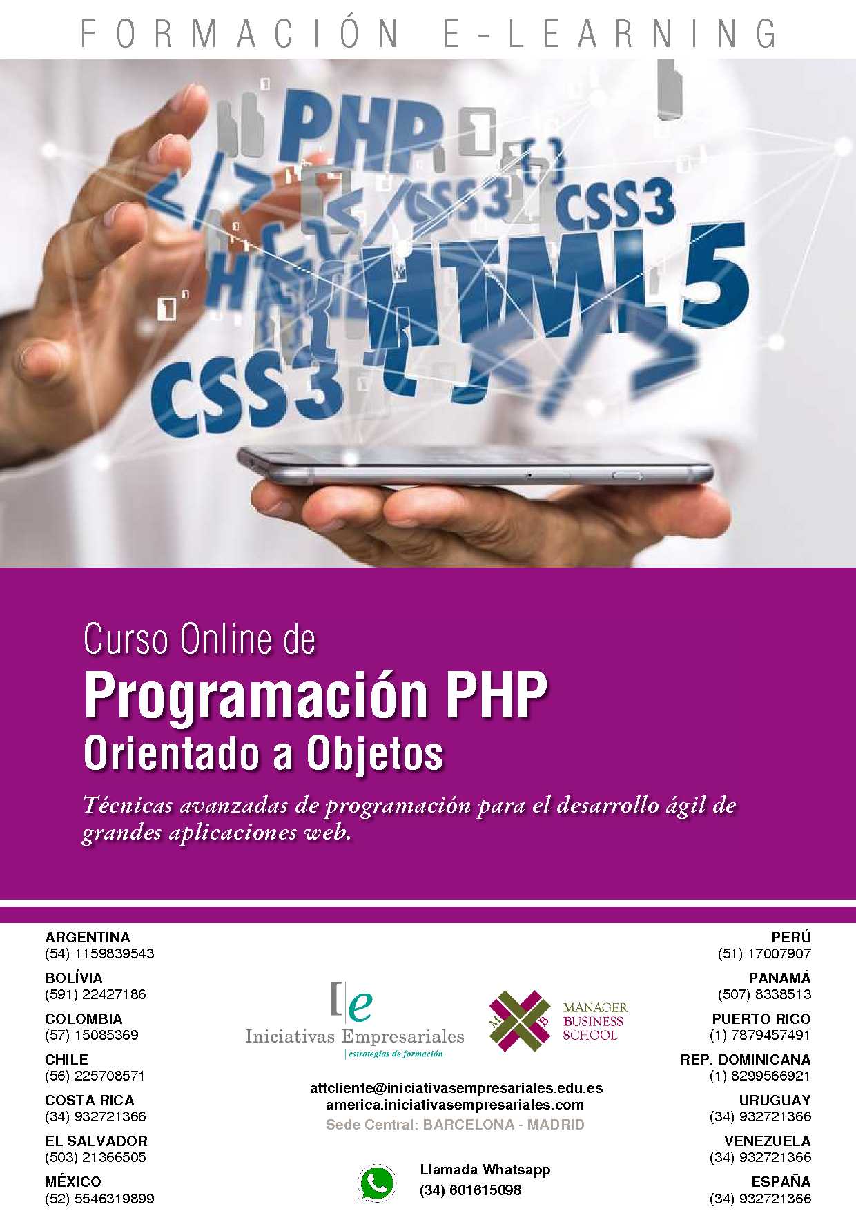 Programación PHP Orientado a Objetos