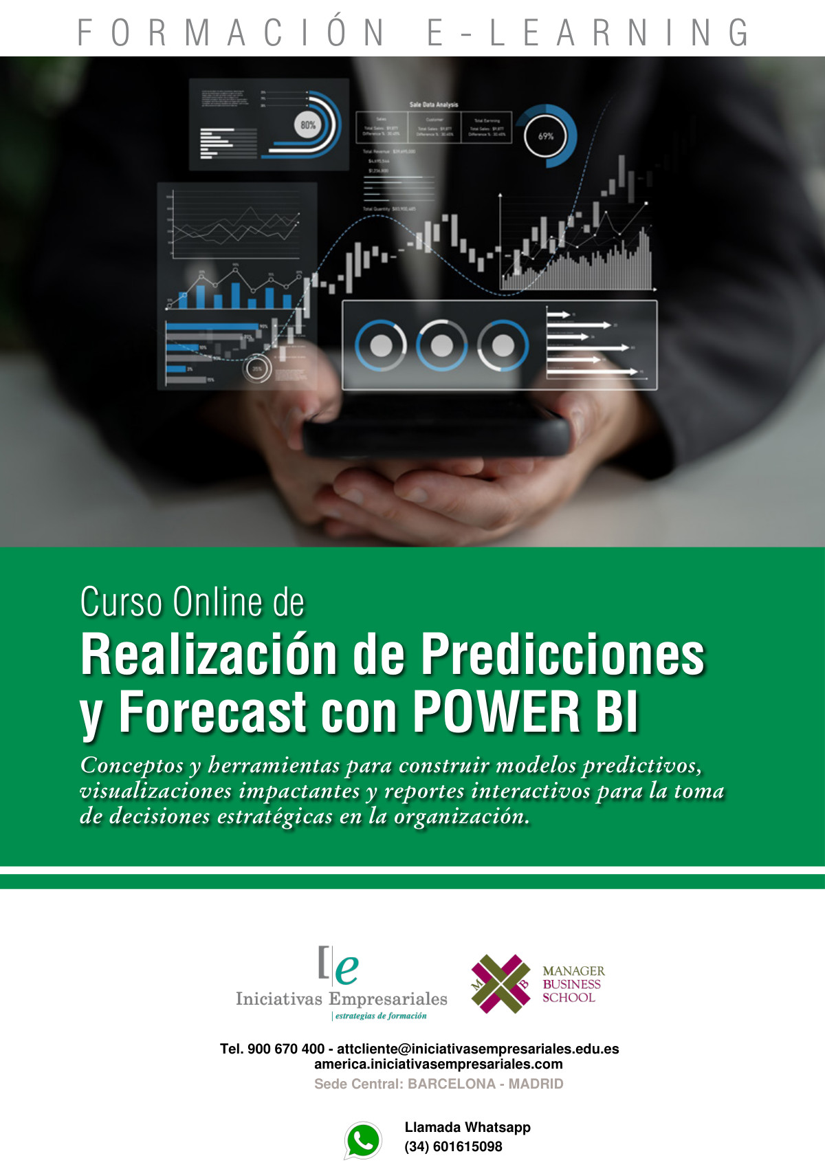 Realización de Predicciones y Forecast con POWER BI