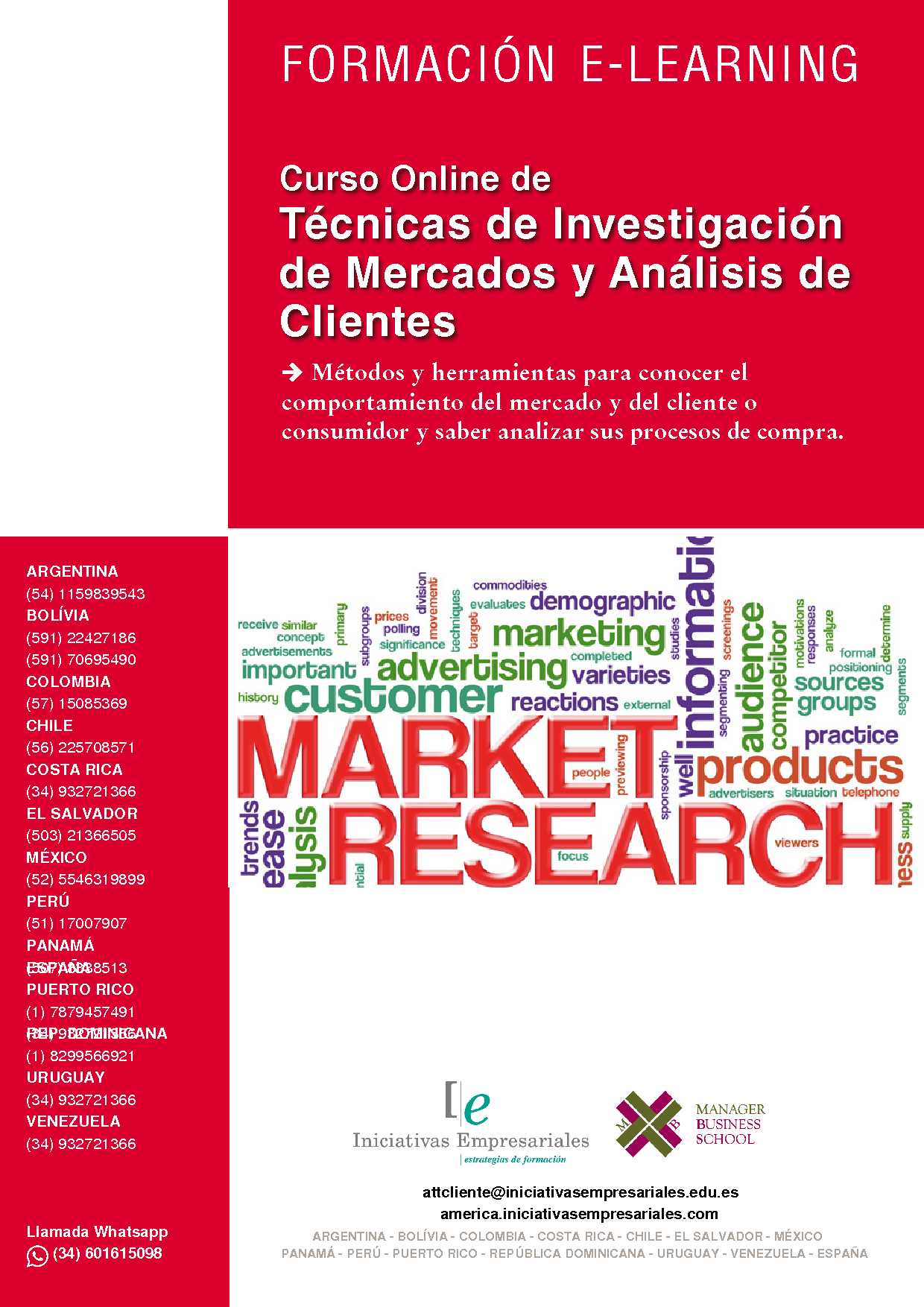 Técnicas de Investigación de Mercados y Análisis de Clientes