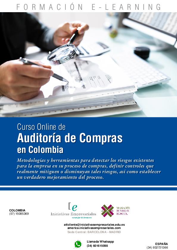 Auditoría de Compras en Colombia