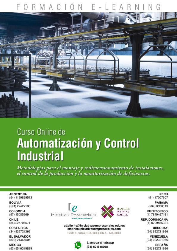 Automatización y Control Industrial