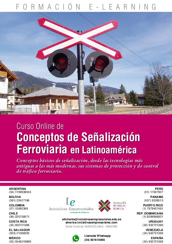 Conceptos de Señalización Ferroviaria en Latinoamérica