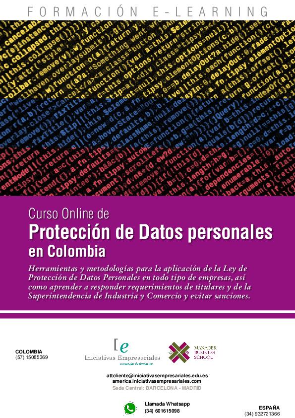 Protección de Datos Personales en Colombia