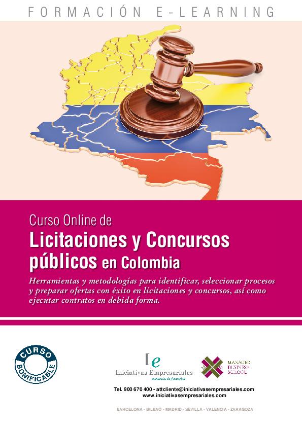 Licitaciones y Concursos Públicos en Colombia